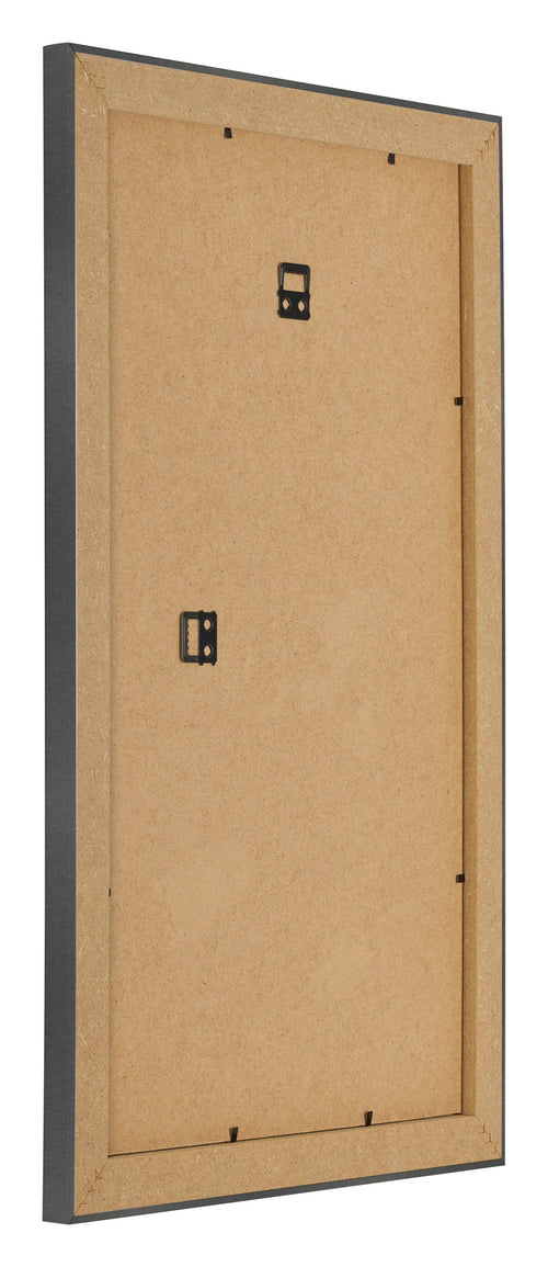 Cornice 30x50cm Nero Argento Lucido MDF Pisa Retro Obliquo | Yourdecoration.it