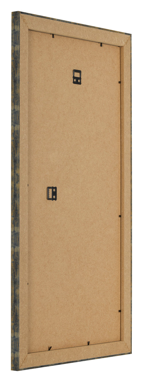 Cornice 30x60cm Blu Oro Fondente MDF Pisa Retro Obliquo | Yourdecoration.it