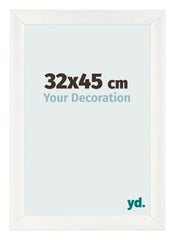 Cornice 32x45cm Bianco Vintage MDF Pisa Davanti Dimensione | Yourdecoration.it