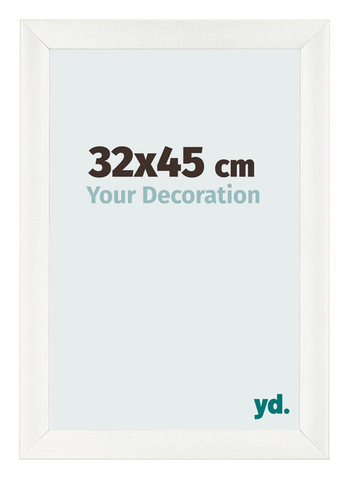 Cornice 32x45cm Bianco Vintage MDF Pisa Davanti Dimensione | Yourdecoration.it