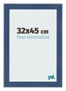 Cornice 32x45cm Blu Scuro Spazzato MDF Pisa Davanti Dimensione | Yourdecoration.it