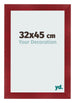 Cornice 32x45cm Vino Rosso Spazzato MDF Pisa Davanti Dimensione | Yourdecoration.it