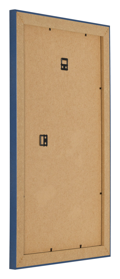 Cornice 33x48cm Blu Scuro Spazzato MDF Pisa Retro Obliquo | Yourdecoration.it