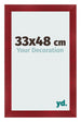 Cornice 33x48cm Vino Rosso Spazzato MDF Pisa Davanti Dimensione | Yourdecoration.it