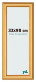 Cornice 33x98cm Oro Opaco MDF Lazio Davanti Dimensione | Yourdecoration.it