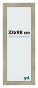 Cornice 33x98cm Oro Vintage MDF Pisa Davanti Dimensione | Yourdecoration.it