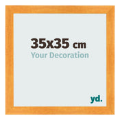 Cornice 35x35cm Arancione MDF Pisa Davanti Dimensione | Yourdecoration.it
