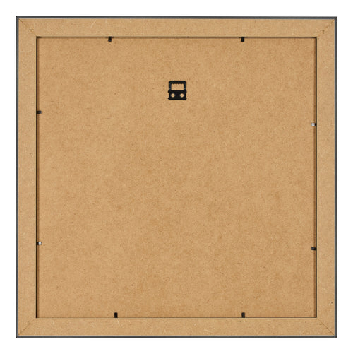 Cornice 35x35cm Nero Argento Lucido MDF Pisa Retro | Yourdecoration.it