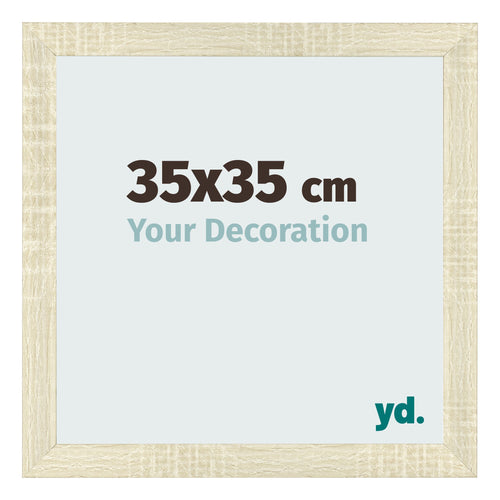 Cornice 35x35cm Rovere MDF Pisa Davanti Dimensione | Yourdecoration.it