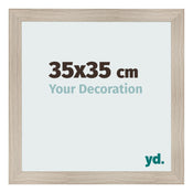 Cornice 35x35cm Rovere Rustico MDF Pisa Davanti Dimensione | Yourdecoration.it