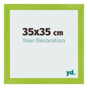 Cornice 35x35cm Verde MDF Pisa Davanti Dimensione | Yourdecoration.it