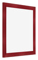 Cornice 35x35cm Vino Rosso Spazzato MDF Pisa Davanti Obliquo | Yourdecoration.it