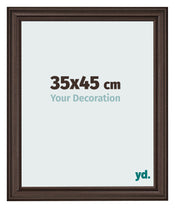 Cornice 35x45cm Quercia Scura MDF Lazio Davanti Dimensione | Yourdecoration.it