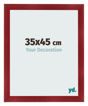 Cornice 35x45cm Vino Rosso Spazzato MDF Pisa Davanti Dimensione | Yourdecoration.it