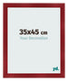 Cornice 35x45cm Vino Rosso Spazzato MDF Pisa Davanti Dimensione | Yourdecoration.it