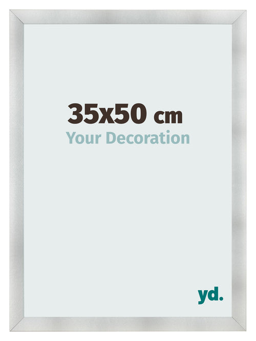 Cornice 35x50cm Alluminio Spazzolato MDF Pisa Davanti Dimensione | Yourdecoration.it