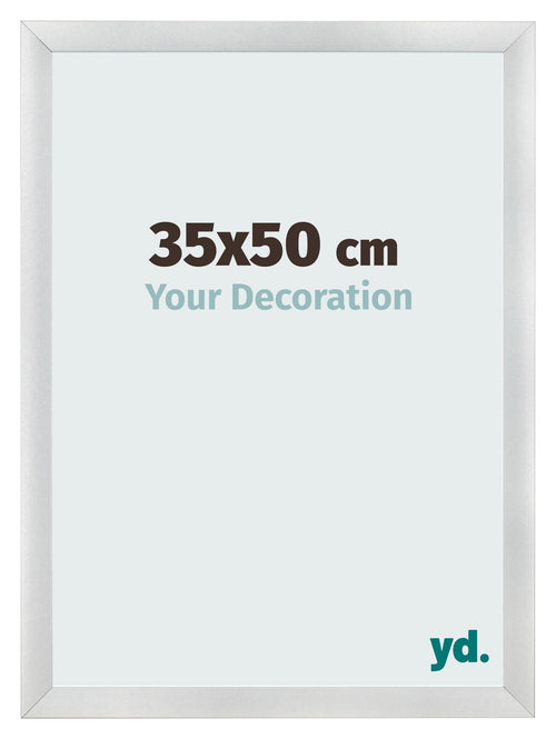 Cornice 35x50cm Argento Nero Spazzato MDF Pisa Davanti Dimensione | Yourdecoration.it