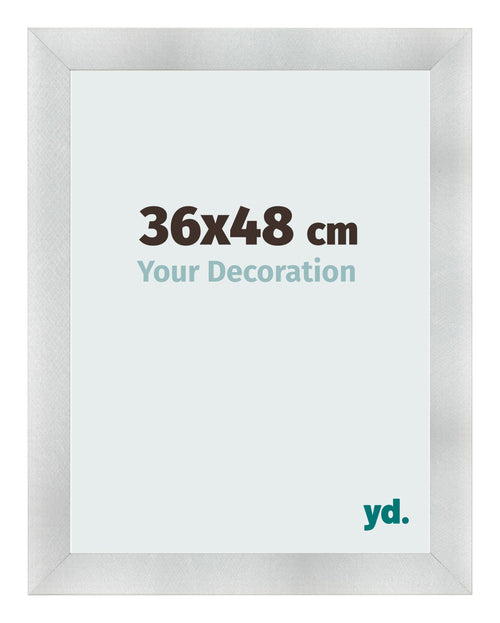Cornice 36x48cm Alluminio Spazzolato MDF Pisa Davanti Dimensione | Yourdecoration.it