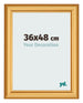 Cornice 36x48cm Oro Opaco MDF Lazio Davanti Dimensione | Yourdecoration.it