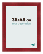 Cornice 36x48cm Vino Rosso Spazzato MDF Pisa Davanti Dimensione | Yourdecoration.it