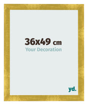 Cornice 36x49cm Oro Vintage MDF Pisa Davanti Dimensione | Yourdecoration.it