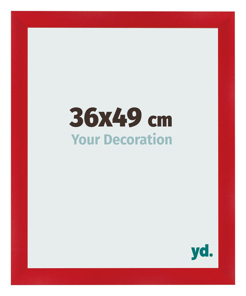 Cornice 36x49cm Rosso MDF Pisa Davanti Dimensione | Yourdecoration.it
