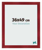 Cornice 36x49cm Vino Rosso Spazzato MDF Pisa Davanti Dimensione | Yourdecoration.it