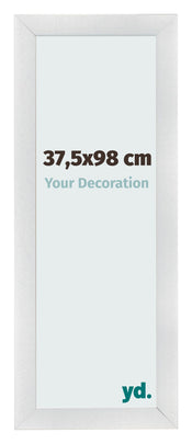 Cornice 37 5x98cm Argento Nero Spazzato MDF Pisa Davanti Dimensione | Yourdecoration.it