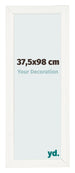 Cornice 37 5x98cm Bianco Vintage MDF Pisa Davanti Dimensione | Yourdecoration.it