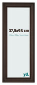 Cornice 37 5x98cm Quercia Scura MDF Lazio Davanti Dimensione | Yourdecoration.it