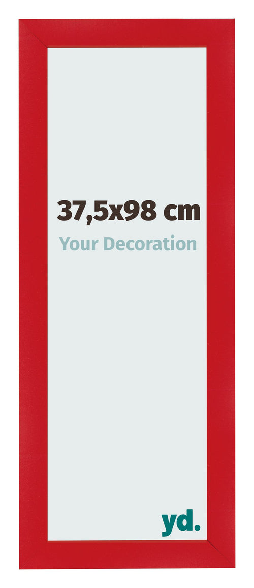Cornice 37 5x98cm Rosso MDF Pisa Davanti Dimensione | Yourdecoration.it
