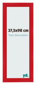 Cornice 37 5x98cm Rosso MDF Pisa Davanti Dimensione | Yourdecoration.it