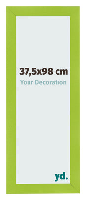 Cornice 37 5x98cm Verde MDF Pisa Davanti Dimensione | Yourdecoration.it