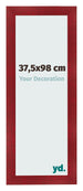 Cornice 37 5x98cm Vino Rosso Spazzato MDF Pisa Davanti Dimensione | Yourdecoration.it