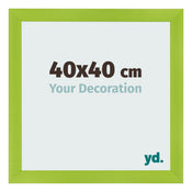 Cornice 40x40cm Verde MDF Pisa Davanti Dimensione | Yourdecoration.it
