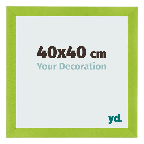 Cornice 40x40cm Verde MDF Pisa Davanti Dimensione | Yourdecoration.it