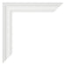 Cornice 40x45cm Bianco Spazzato MDF Lazio Dettaglio Angolo | Yourdecoration.it