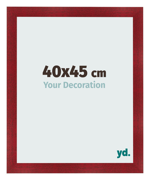 Cornice 40x45cm Vino Rosso Spazzato MDF Pisa Davanti Dimensione | Yourdecoration.it