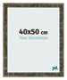 Cornice 40x50cm Blu Oro Fondente MDF Pisa Davanti Dimensione | Yourdecoration.it