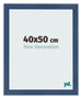 Cornice 40x50cm Blu Scuro Spazzato MDF Pisa Davanti Dimensione | Yourdecoration.it