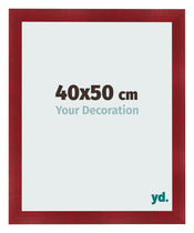 Cornice 40x50cm Vino Rosso Spazzato MDF Pisa Davanti Dimensione | Yourdecoration.it