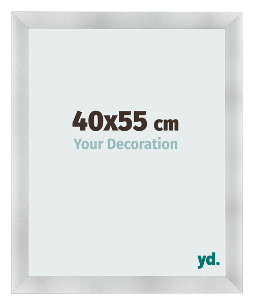 Cornice 40x55cm Alluminio Spazzolato MDF Pisa Davanti Dimensione | Yourdecoration.it