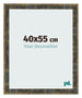 Cornice 40x55cm Blu Oro Fondente MDF Pisa Davanti Dimensione | Yourdecoration.it