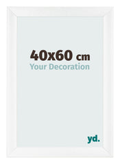 Cornice 40x60cm Bianco Vintage MDF Pisa Davanti Dimensione | Yourdecoration.it