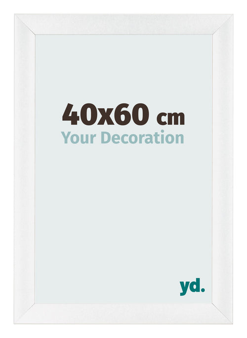 Cornice 40x60cm Bianco Vintage MDF Pisa Davanti Dimensione | Yourdecoration.it