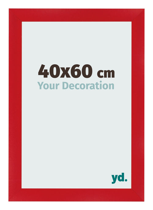 Cornice 40x60cm Rosso MDF Pisa Davanti Dimensione | Yourdecoration.it