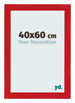 Cornice 40x60cm Rosso MDF Pisa Davanti Dimensione | Yourdecoration.it