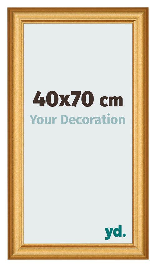 Cornice 40x70cm Oro Opaco MDF Lazio Davanti Dimensione | Yourdecoration.it