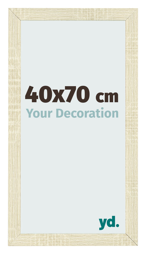 Cornice 40x70cm Rovere MDF Pisa Davanti Dimensionev | Yourdecoration.it