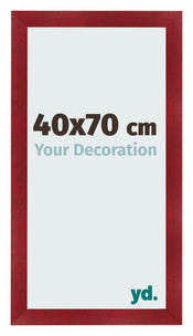 Cornice 40x70cm Vino Rosso Spazzato MDF Pisa Davanti Dimensione | Yourdecoration.it